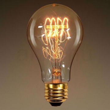 Edison A60 szénszálas dekor izzó 40W teljesítménnyel