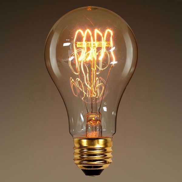 Edison A60 szénszálas dekor izzó 40W teljesítménnyel