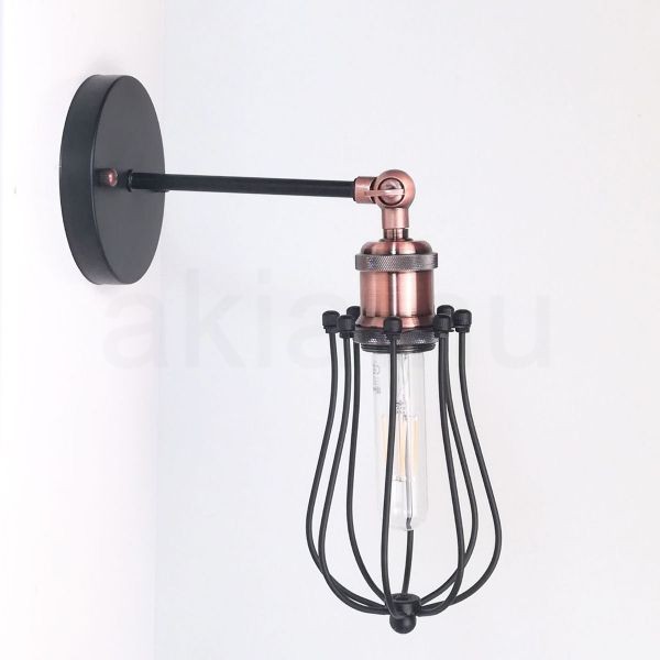 antik-fali-lampa-matt-fekete-antik-vorosrez-szin-csepp-alaku-raccsal