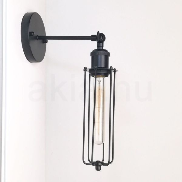 antik-fali-lampa-matt-fekete-szin-csepp-alaku-raccsal