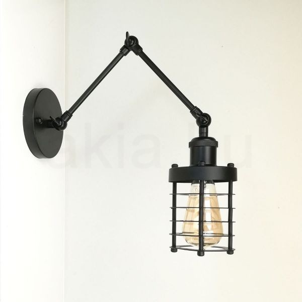 antik-fali-olvaso-lampa-matt-fekete-szin-csepp-alaku-raccsal