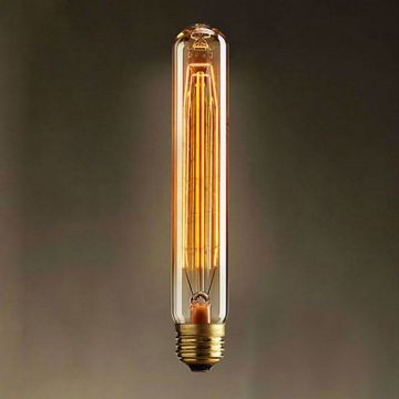 Edison T185 szénszálas dekor izzó 40W teljesítménnyel