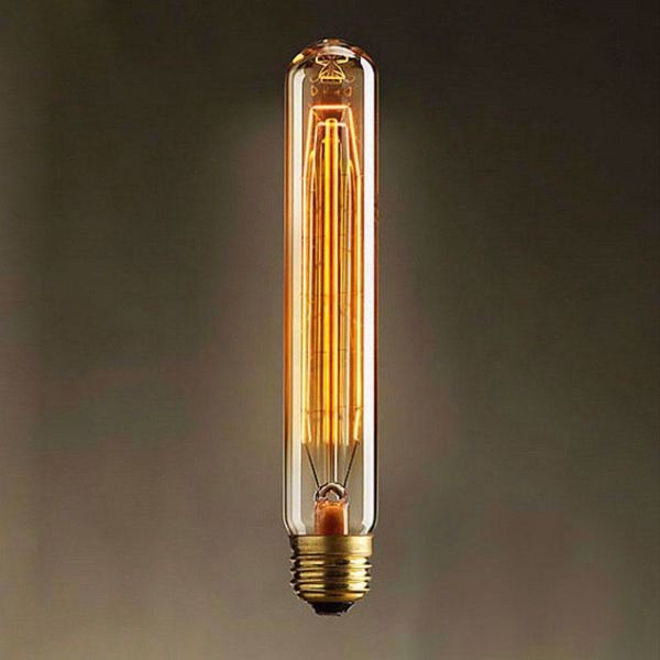 Edison T185 szénszálas dekor izzó 40W teljesítménnyel