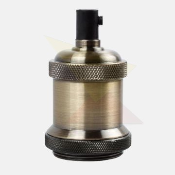 Edison izzó foglalat antik bronz kivitel - E27