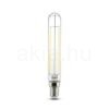 LED filament dekor izzó - T20- 4 watt - E14