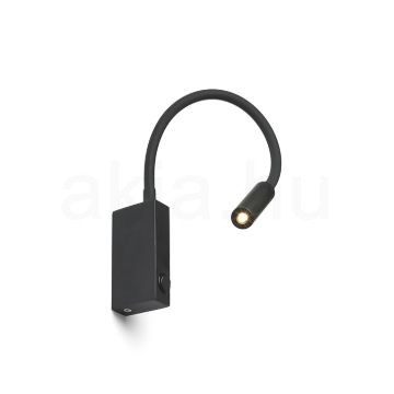 EKE fali lámpa fekete 230V LED 3W 60° 3000K