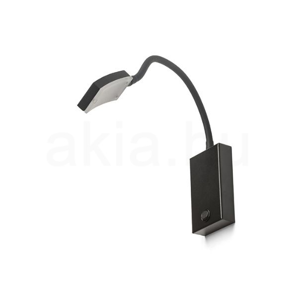 FRISCO W fali lámpa fekete 230V LED 4.2W 120° 3000K