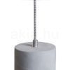 BURTON függő lámpa  beton 230V LED E27 11W