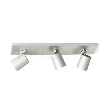 KENNY III felületre szerelhető  szálcsiszolt alumínium/fekete 230V LED GU10 3x8W