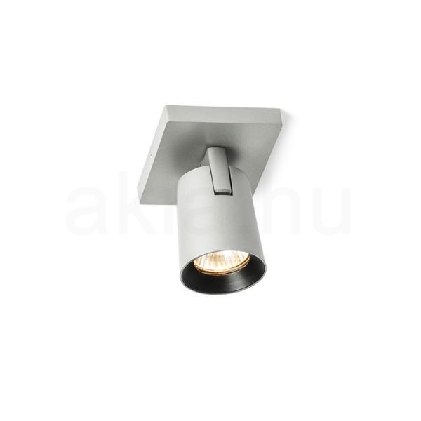 KENNY I felületre szerelhető  szálcsiszolt alumínium/fekete 230V LED GU10 8W