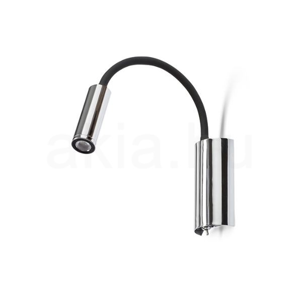 SHOW fali lámpa fekete króm 230V LED 3W 3000K