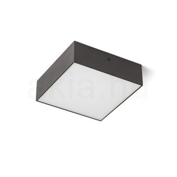 LARISA SQ 17 mennyezeti lámpa fekete  230V LED 15W  3000K