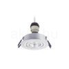 PASADENA GU10 R süllyesztett lámpa  szálcsiszolt alumínium 230V LED GU10 7W