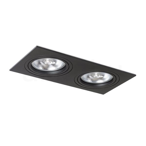 PASADENA G53 SQ II  fekete  230V LED G53 2x15W