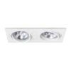 PASADENA G53 SQ II  fehér  230V LED G53 2x15W