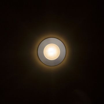 CLUB süllyesztett lámpa ezüstszürke 230V LED 3W IP54 3000K