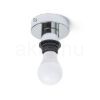 SOLO R mennyezeti lámpa alap  króm 230V LED E27 15W