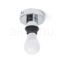 SOLO R mennyezeti lámpa alap  króm 230V LED E27 15W
