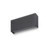 TORINO fali lámpa fekete 230V LED 2x5W IP54 3000K