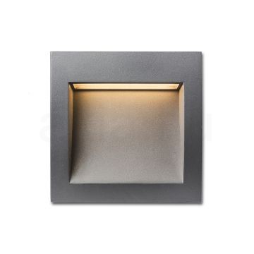 GORDIQ M süllyesztett lámpa antracitszürke 230V LED 3W IP65 3000K