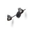 ROSITA II fali lámpa fekete/aranysárga 230V LED GU10 2x9W