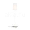 LULU állólámpa fehér/fekete króm 230V LED E27 8W
