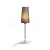 LULU asztali lámpa fekete króm 230V LED E27 8W
