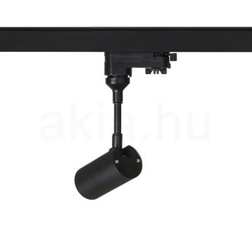 LOLLIPOP háromfázisú áramkörös sínre fekete  230V LED 8W 40°  3000K
