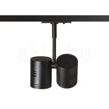 BEEBA II egyfázisú áramkörös sínre fekete  230V LED GU10 2x8W