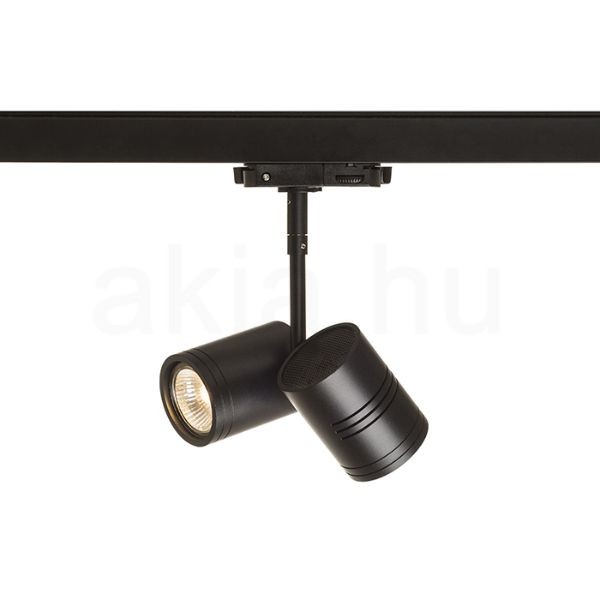 BEEBA II háromfázisú áramkörös sínre fekete  230V LED GU10 2x8W
