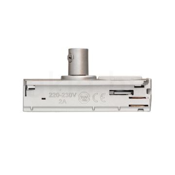 1F adapter ezüstszürke  230V 