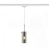 SANSSOUCI háromfázisú áramkörös sínre  krómozott üveg 230V LED E27 15W