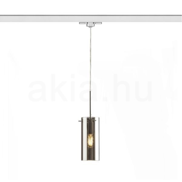 SANSSOUCI háromfázisú áramkörös sínre  krómozott üveg 230V LED E27 15W