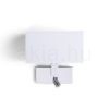 PLAZA fali lámpa LED spotlámpával fehér króm 230V LED E27 LED 15+3W  3000K
