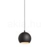 COPA függő lámpa fekete üveg 230V LED E27 11W