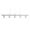 RALLONG V függeszték alap  króm 230V LED E27 5x15W