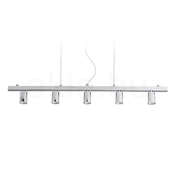RALLONG V függeszték alap  króm 230V LED E27 5x15W