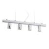 RALLONG IV függeszték alap  króm 230V LED E27 4x15W