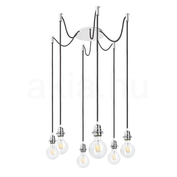 KOMBIX 6 függesztő készlet FEHA+FEKK+KF   230V LED E27 6x15W