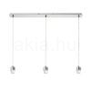 MORE 80 mennyezeti függőlámpa alap  matt nikkel 230V LED E27 3x15W