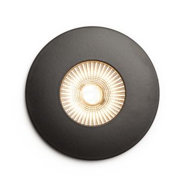 WATERBOY R  matt fekete  230V LED 10W 40° IP65  3000K