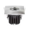 WATERBOY SQ   matt nikkel 230V LED 10W 40° IP65  3000K