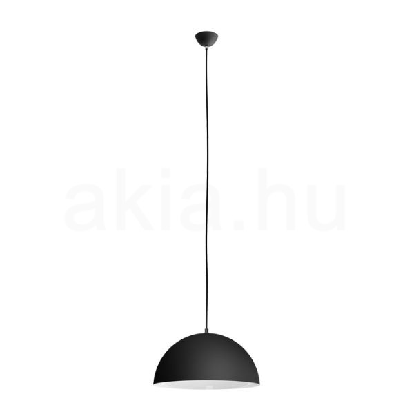 MONROE 40 függő lámpa matt fekete/fehér  230V LED E27 30W