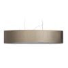 CASUAL 120/25 lámpabúra  Monaco galamb szürke/ezüst PVC  max. 23W