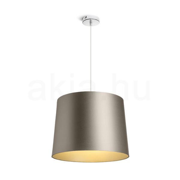 ASPRO 40/30 lámpabúra  Monaco galamb szürke/ezüst PVC  max. 23W