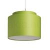 DOUBLE 40/30 lámpabúra  Chintz lime/fehér PVC  max. 23W