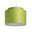 DOUBLE 40/30 lámpabúra  Chintz lime/fehér PVC  max. 23W