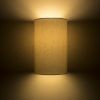 RON W 15/25 fali lámpa  Chintz világosszürke/fehér PVC 230V LED E27 15W