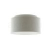 DOUBLE 55/30 lámpabúra  Chintz világosszürke/fehér PVC  max. 23W