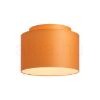 DOUBLE 40/30 lámpabúra  Chintz narancssárga/fehér PVC  max. 23W